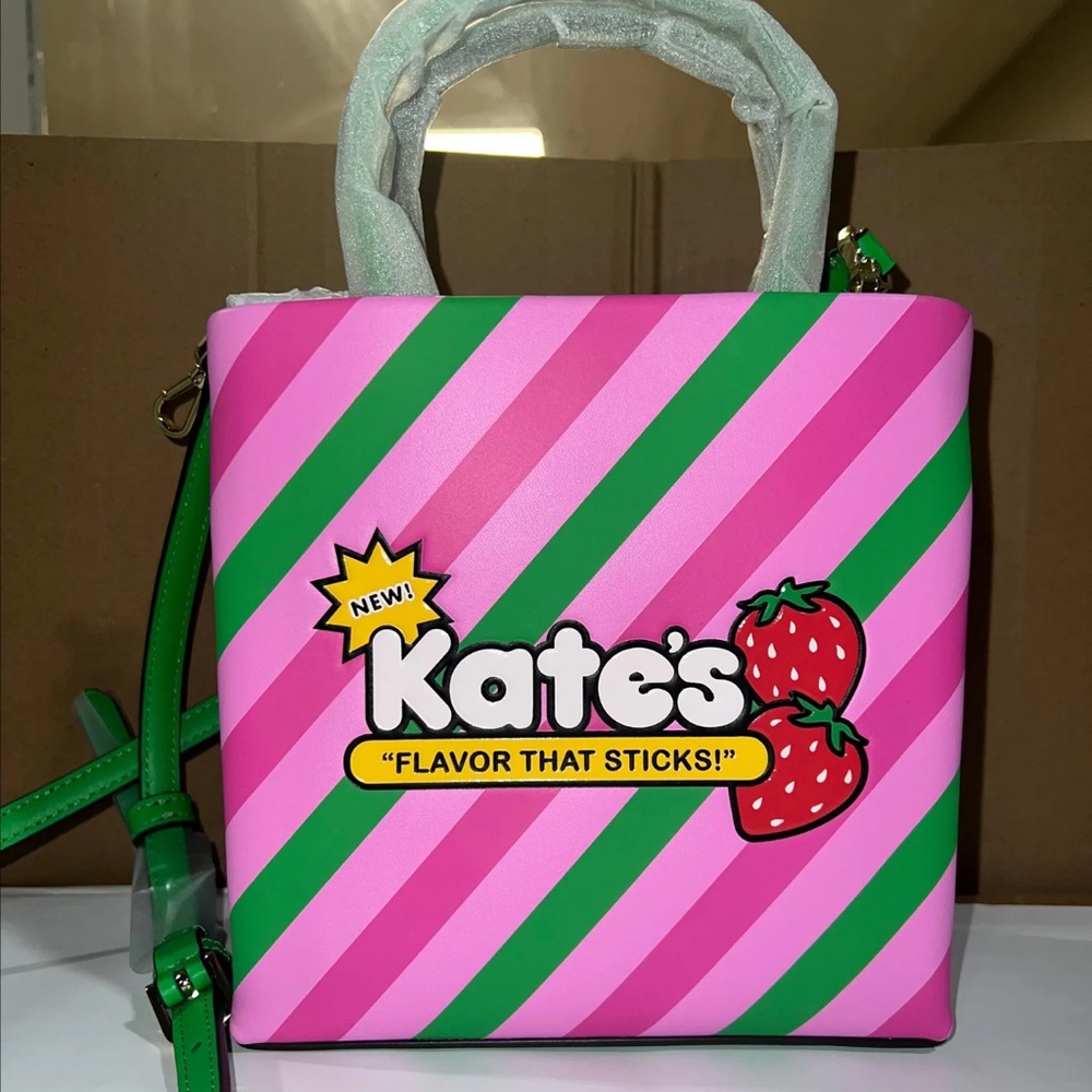 Kate Spade Pink and Green Crossbody Bag
